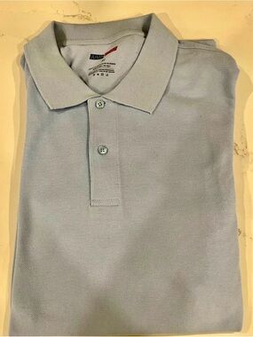 Jump Start Long Sleeve Polo Shirt Light Blue XL